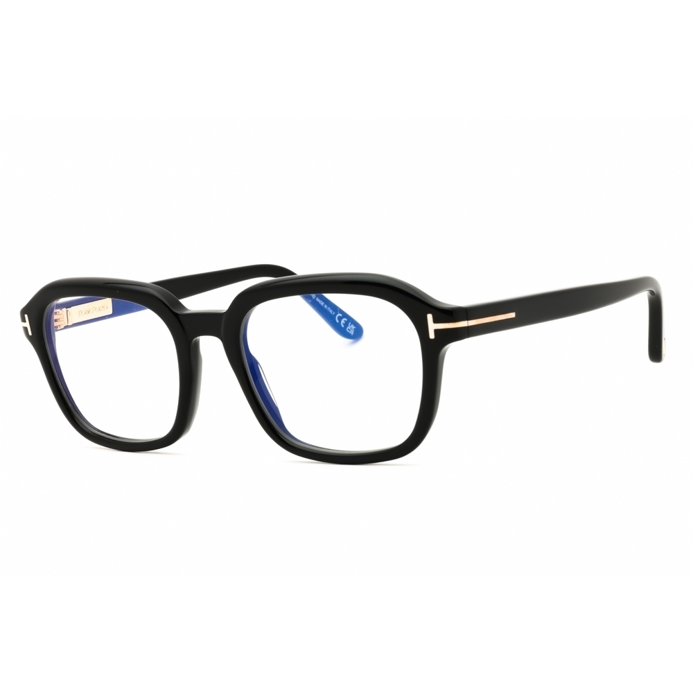 Tom Ford FT6060 Eyeglasses Shiny Black Acetate Oval